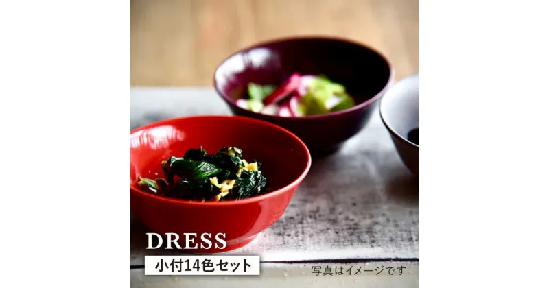 【ふるさと納税】【波佐見焼】料理を引き立たせる 小付 14色セット 食器 皿 【DRESS】 [SD33]