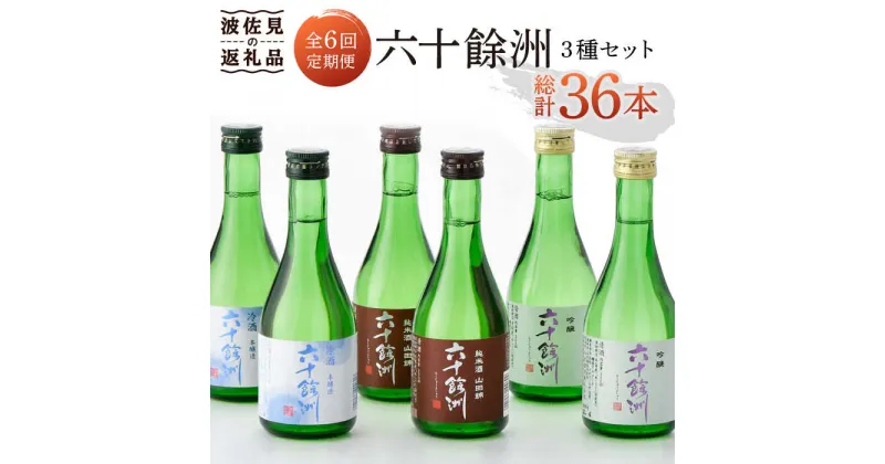 【ふるさと納税】【全6回定期便】六十餘洲 3種ちょい飲みセット 化粧箱入り 吟醸酒 純米酒 冷酒【今里酒造】 [SA31]