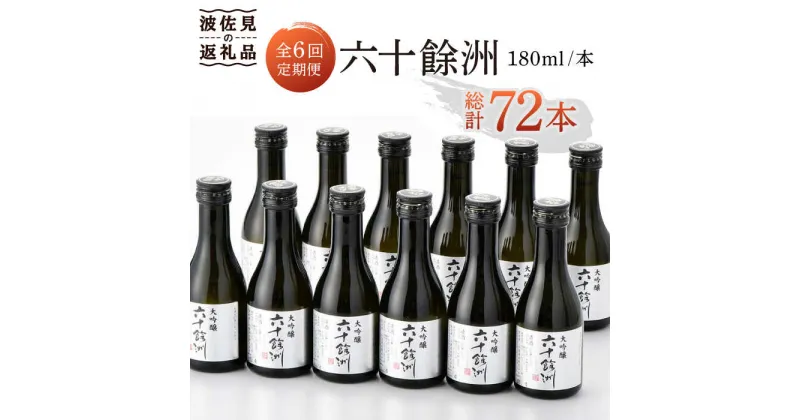 【ふるさと納税】【全6回定期便】六十餘洲 大吟醸 12本 ちょっぴり贅沢 【今里酒造】 [SA34]