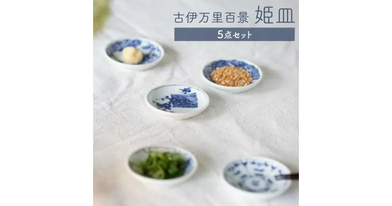 【ふるさと納税】【波佐見焼】古伊万里百景 姫皿 5点セット 豆皿 小皿 箸置き 【西海陶器】1 34828 [OA258]