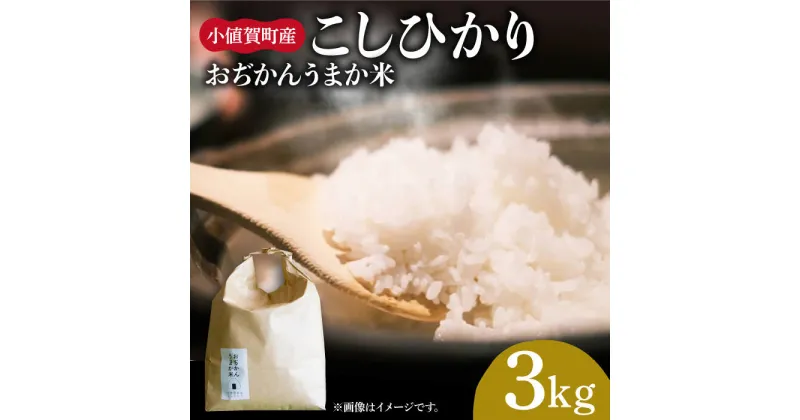 【ふるさと納税】【令和6年度産新米】【3kg】 お米 コシヒカリ おぢかんうまか米（小値賀町産こしひかり 3kg ・精白米） [DAB010] 長崎 五島列島 小値賀 国産 こしひかり 米 お米 白米 ご飯 精米 お弁当 おにぎり 常温