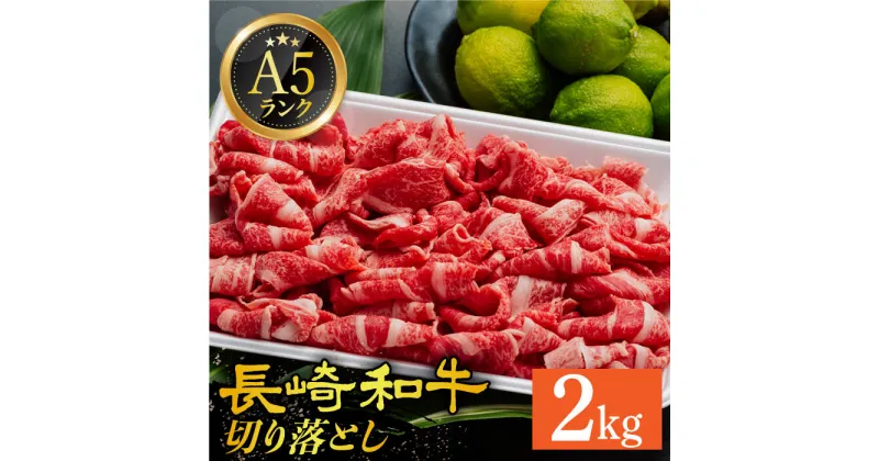 【ふるさと納税】【 A5 】 切り落とし 2kg 長崎和牛 《小値賀町》【有限会社肉の相川】[DAR032] 長崎 五島列島 肉 牛肉 和牛 黒毛和牛 A5ランク 大容量 贅沢 こま切れ 小間切れ 切落し 46000 46000円