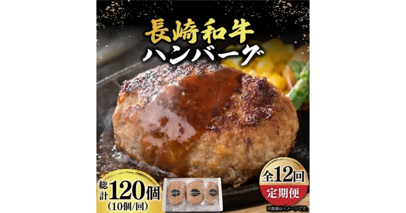 【ふるさと納税】【12回定期便】【肉汁じゅわ〜】 長崎和牛 ハンバーグ （150g×10個）《小値賀町》【有限会社長崎フードサービス】[DBL017] 肉 和牛 黒毛和牛 時短 BBQ キャンプ 贅沢