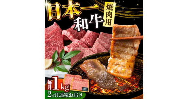 【ふるさと納税】【全2回定期便】【A4〜A5】長崎和牛焼肉用　1kg（500g×2p）【株式会社 MEAT PLUS】[DBS037]