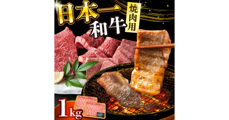 【ふるさと納税】【A4〜A5】長崎和牛焼肉用　1kg（500g×2p）【株式会社 MEAT PLUS】[DBS002]