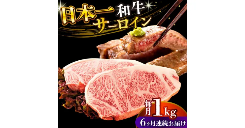 【ふるさと納税】【全6回定期便】【A4〜A5】長崎和牛サーロインステーキセット　1kg（250g×4枚）【株式会社 MEAT PLUS】[DBS091]