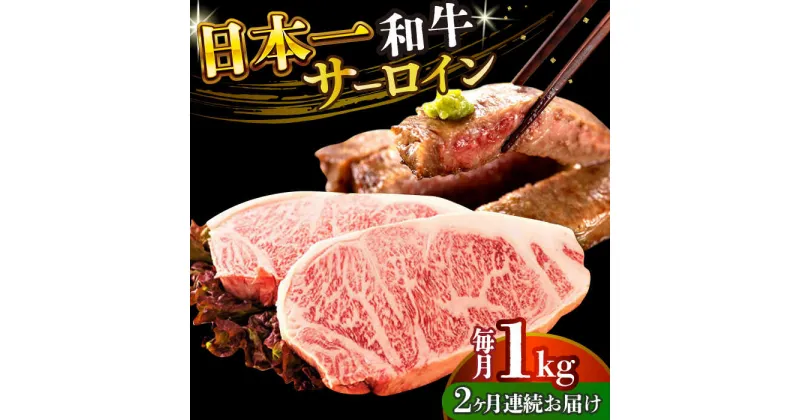 【ふるさと納税】【全2回定期便】【A4〜A5】長崎和牛サーロインステーキセット　1kg（250g×4枚）【株式会社 MEAT PLUS】[DBS089]