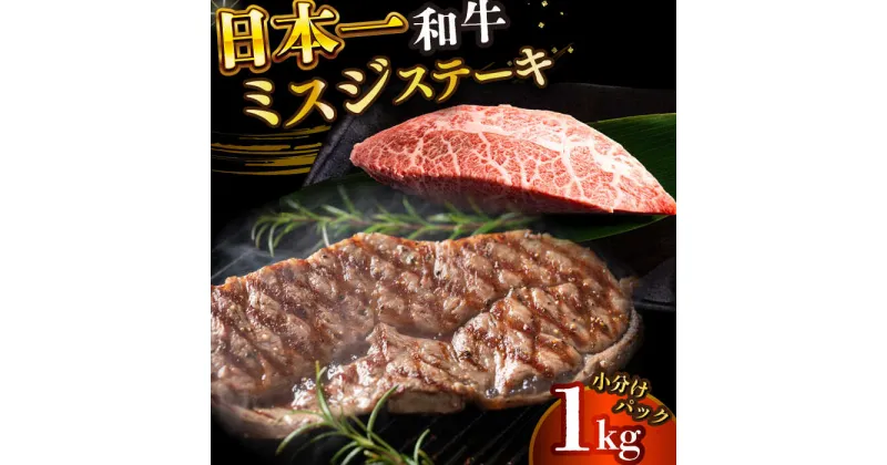 【ふるさと納税】【厳選希少部位】【A4〜A5】長崎和牛ミスジステーキ　約1kg（100g×10p）【株式会社 MEAT PLUS】[DBS031]