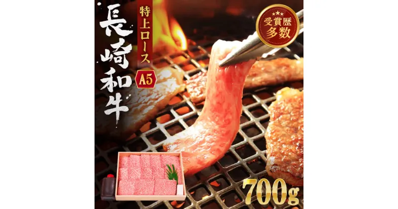 【ふるさと納税】【受賞歴多数！】長崎和牛 特上ロース (ミニステーキ) 約700g【株式会社 OGAWA】 [QBI002] 焼肉 牛肉 焼き肉 国産 ステーキ ロース 鍋 しゃぶしゃぶ すき焼き クリスマス おせち 誕生日 贈り物 さざちょう おすすめ 人気 高級 3万9千円 39000円