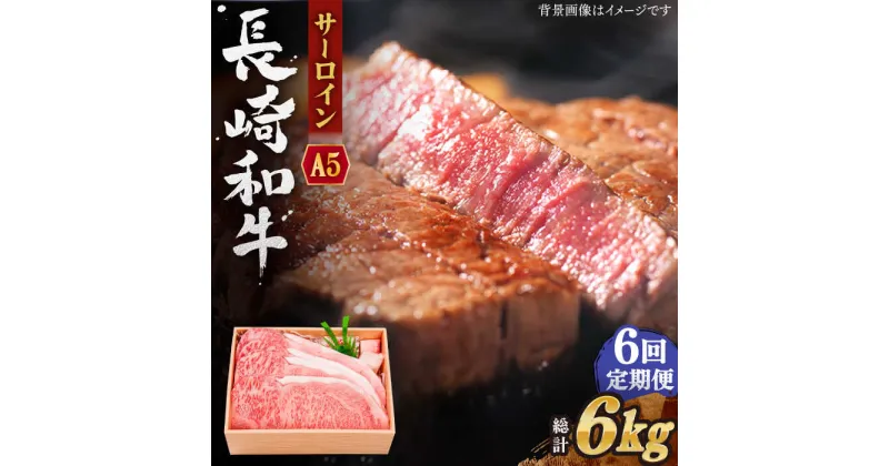 【ふるさと納税】【全6回定期便】長崎和牛 サーロイン ステーキ 総計6.0kg (1.0kg/回)【株式会社 OGAWA】[QBI013] 牛肉 国産 和牛 サーロインステーキ 焼き肉 BBQ バーベキュー クリスマス おせち 誕生日 ギフト 贈り物 さざちょう おすすめ 高級 36万4千円 364000 送料無料