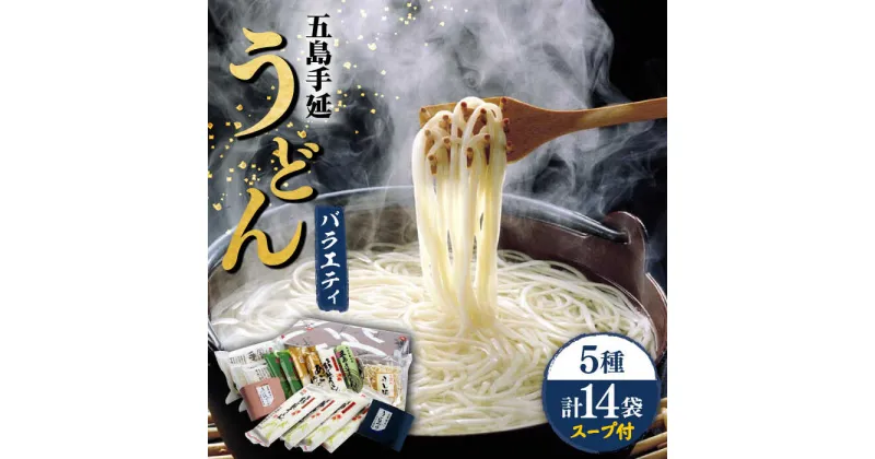 【ふるさと納税】【色んな味が楽しめる】 五島手延うどん 5種 バラエティーセット スープ・つゆ付 うどん 手延うどん 五島うどん 乾麺 麺 麺類 あご 飛魚 あごだし だし だし スープ つゆ 五島 長崎 セット【ますだ製麺】 [RAM022]