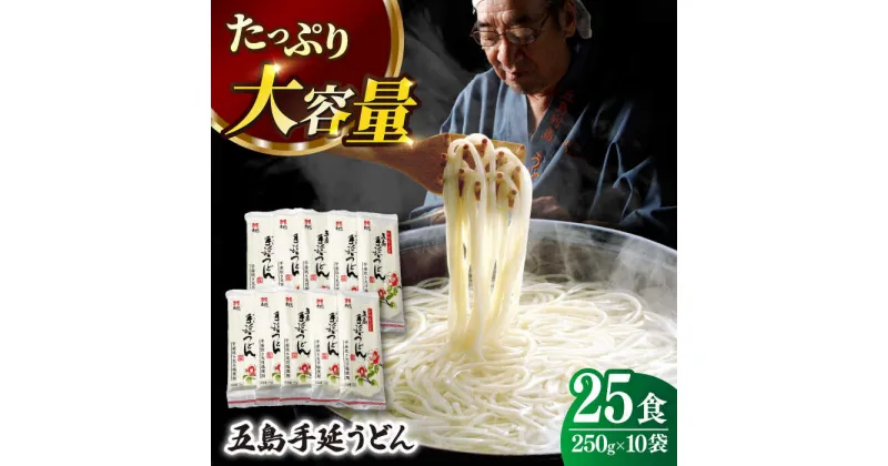 【ふるさと納税】【人気商品の大容量◎】 五島手延うどん 250g×10袋 大容量 業務用 常備用 五島うどん うどん 乾麺 麺 麺類 【ますだ製麺】 [RAM026]