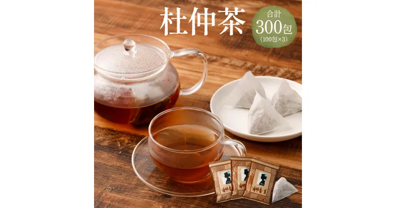 【ふるさと納税】杜仲茶 300包（100包×3） 健康茶 ノンカフェイン ティーバッグ 送料無料