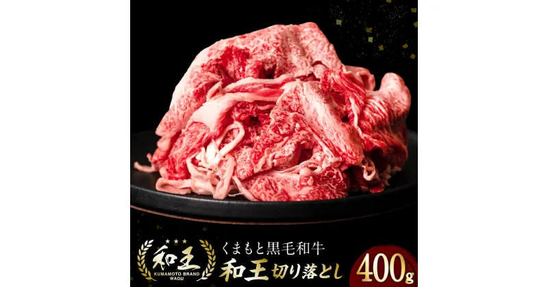 【ふるさと納税】くまもと黒毛和牛「和王」 切り落とし 400g 牛肉 黒毛和牛 和牛 冷凍 熊本県産 送料無料