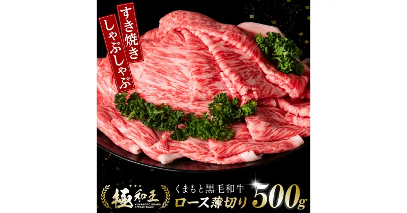 【ふるさと納税】 極和王シリーズ くまもと黒毛和牛 ロース薄切り 500g A4-A5 ランク ロース スライス すき焼き 国産牛 和王 黒毛和牛 和牛 牛 牛肉 お肉 肉 国産 熊本県産 冷凍 送料無料