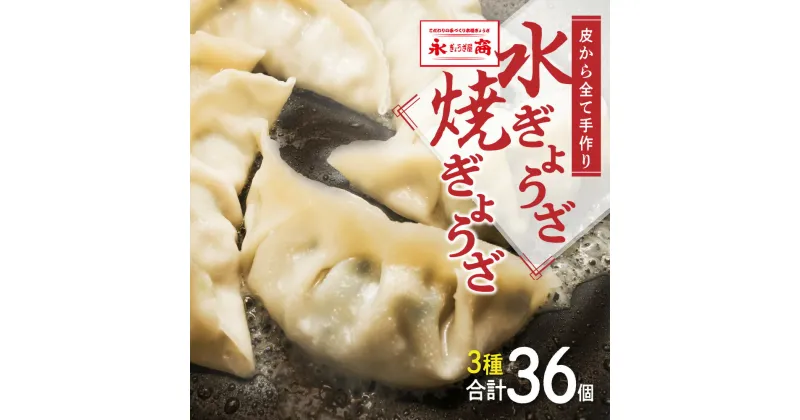 【ふるさと納税】永正の水餃子・焼きぎょうざ セット 合計36個 3種類 姫ぎょうざ10個/殿ぎょうざ10個/米粉ぎょうざ16個 焼餃子 餃子 ギョウザ 中華 惣菜 おかず 食べくらべ ゆでギョウザ 詰合せ 冷凍 国産 熊本県 九州送料無料