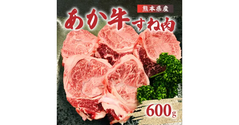 【ふるさと納税】熊本県産 赤牛 すね肉 600g あか牛 冷凍 牛肉 お肉 国産牛 煮込み料理 スネ 送料無料