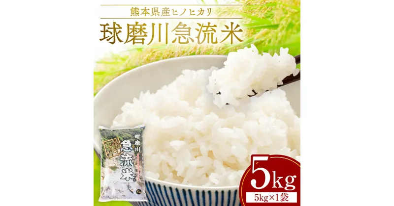 【ふるさと納税】【令和6年産】熊本県産 球磨川急流米 ヒノヒカリ 5kg×1袋 送料無料