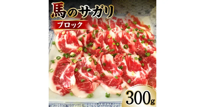 【ふるさと納税】馬のサガリ 300g 馬焼き お刺し身 馬刺し 赤身 脂身 送料無料