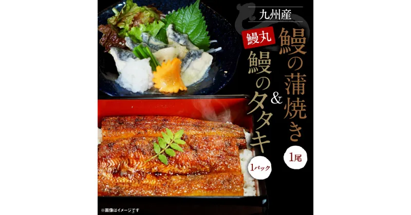 【ふるさと納税】鰻の蒲焼1尾 鰻のタタキ1パック セット 合計約300g 鰻丸 九州産 鰻 うなぎ ウナギ 蒲焼き 手作業 詰合せ 詰め合わせ 冷凍 国産 九州産 送料無料