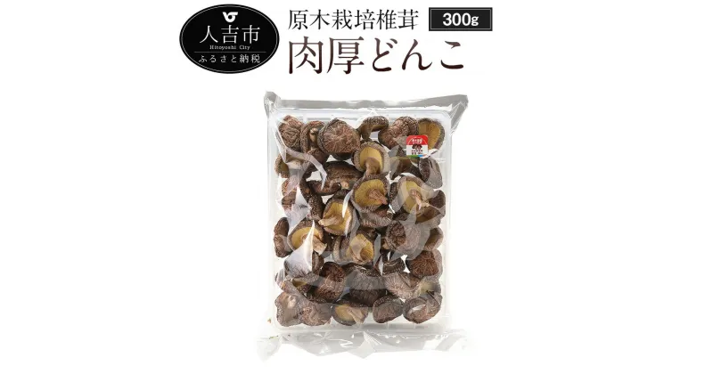 【ふるさと納税】原木栽培椎茸 肉厚どんこ 300g 椎茸 しいたけ 干し椎茸 干ししいたけ 乾椎茸 熊本県人吉産 九州 4〜5cmの肉厚 送料無料