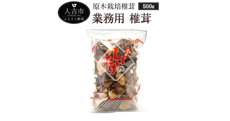 【ふるさと納税】訳あり 原木栽培椎茸 業務用 椎茸 500g しいたけ 干し椎茸 干ししいたけ 乾椎茸 きのこ ご家庭用 熊本県人吉産 九州 送料無料