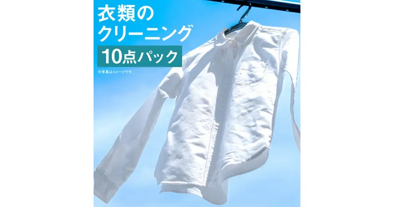 【ふるさと納税】個別洗濯！衣類のクリーニング 10点パック 宅配 クリーニング 個別洗い 新生活 サービス 熊本県 人吉市 送料無料