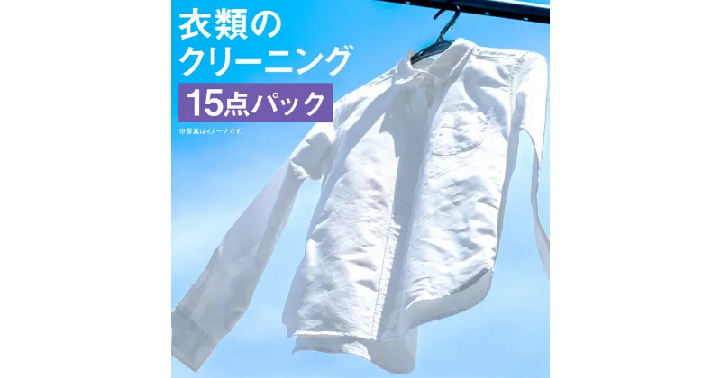 【ふるさと納税】個別洗濯！衣類のクリーニング 15点パック 宅配 クリーニング 個別洗い 新生活 サービス 熊本県 人吉市 送料無料