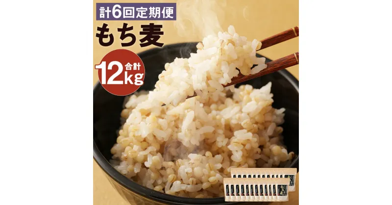 【ふるさと納税】【定期便6回】熊本県産 もち麦 合計12kg 2kg×6回 大麦 ダイシモチ モチ麦 食物繊維 令和2年産 九州産 国産 送料無料 【入金確認後の翌月以降、奇数月にお届け】