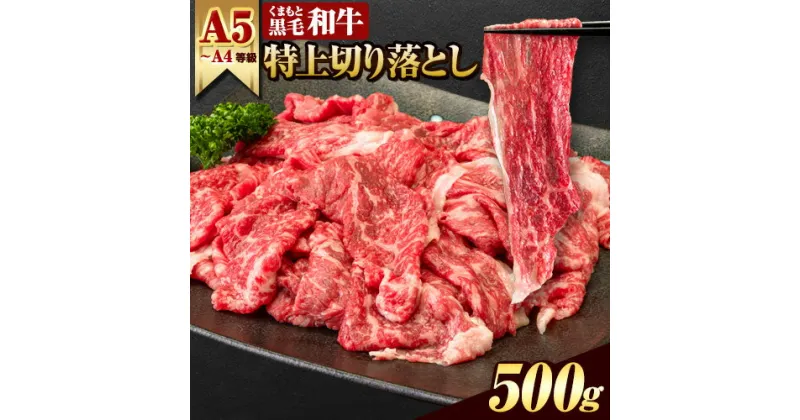 【ふるさと納税】くまもと黒毛和牛 ウデ・モモ 赤身スライス切り落とし 500g (500g×1) 牛肉 冷凍 《60日以内に出荷予定(土日祝除く)》冷凍庫 個別 取分け 小分け 個包装 モモ スライス 肉 お肉 しゃぶしゃぶ すき焼き A5 A4