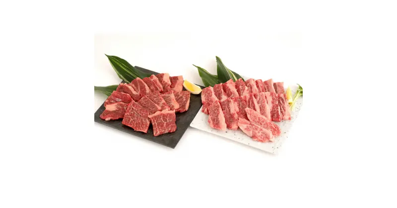 【ふるさと納税】くまもとあか牛 カルビ(300g) 肩ロース(300g) 合計600g 牛肉 カルビ 肩ロース 赤身 霜降り 国産 九州 熊本県 送料無料