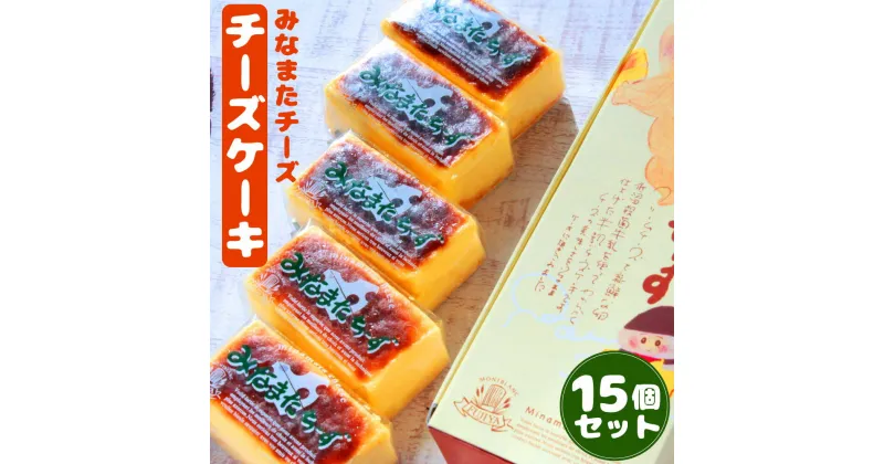 【ふるさと納税】みなまたチーズ 15個入り (1個40g) 個包装 チーズ ケーキ おやつ スイーツ 焼き菓子 チーズケーキ 洋菓子 一口サイズ ミニ お菓子 冷凍 国産 九州産 熊本県水俣市 送料無料