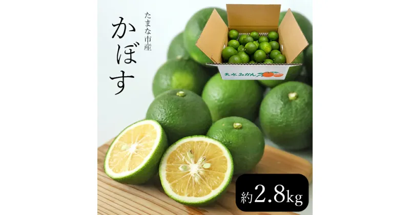 【ふるさと納税】国産かぼす 2.8kg | 2.8キロ 生産者直送 産地直送 秋 かぼす 柑橘 果物 焼き魚 サワー 玉名市 玉名 熊本 天水 郷〇市 送料無料