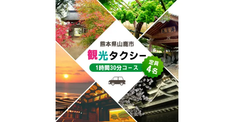 【ふるさと納税】山鹿市 観光タクシー 1時間30分コース【肥後第一交通 株式会社 】[ZBJ001] 貸切フリー利用券 チケット 旅行 熊本県