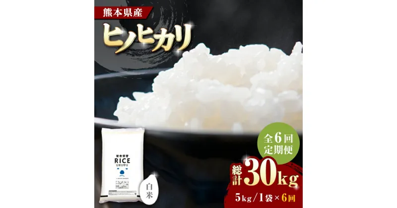 【ふるさと納税】【全6回定期便】 ヒノヒカリ 白米 5kg【有限会社 農産ベストパートナー】[ZBP004]