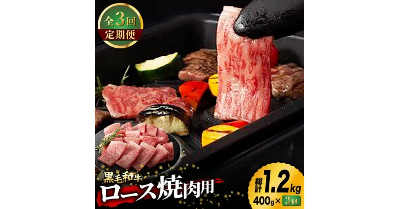 【ふるさと納税】【3回定期便】九州産 藤彩牛 ロース 焼肉用[ZDT035]