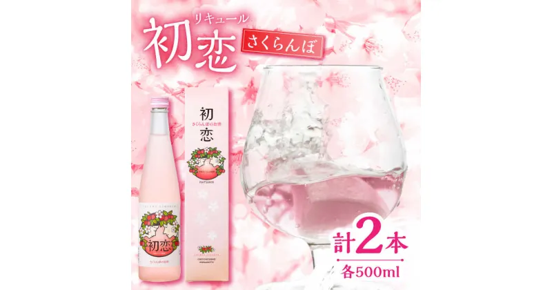 【ふるさと納税】さくらんぼ リキュール 初恋 500ml 2本セット 【千代の園酒造 株式会社 】[ZAI045]