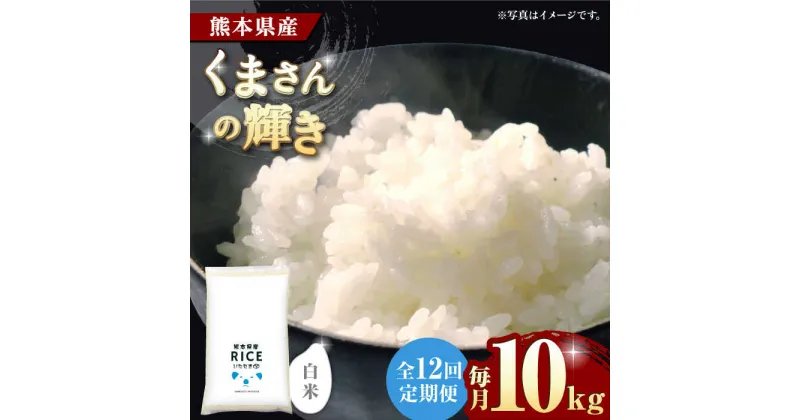 【ふるさと納税】【12回定期便】くまさんの輝き 白米 10kg【有限会社 農産ベストパートナー】[ZBP109]