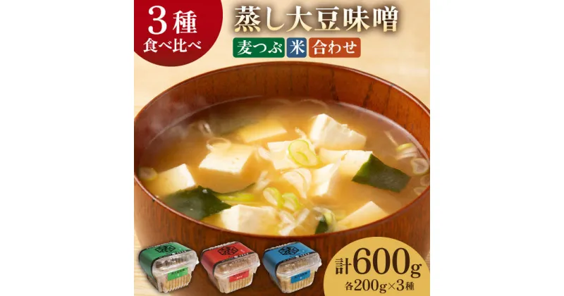 【ふるさと納税】【お試し】3種 の 無添加 味噌 （各200g） 食べ比べ セット【有限会社 木屋食品工業】[ZAD011]