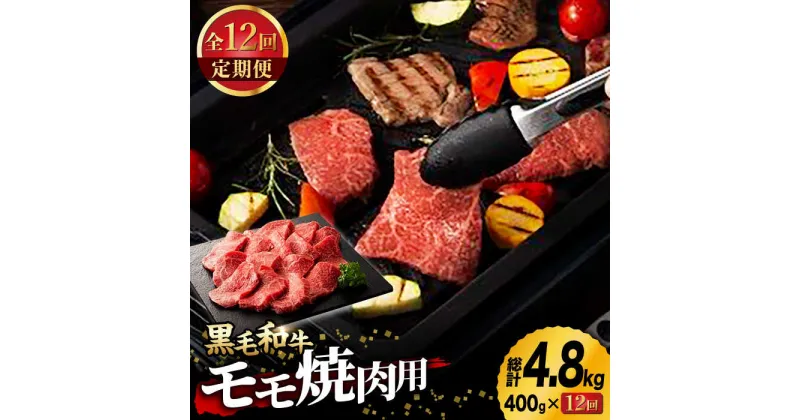 【ふるさと納税】【12回定期便】九州産 藤彩牛 モモ 焼肉用[ZDT082]