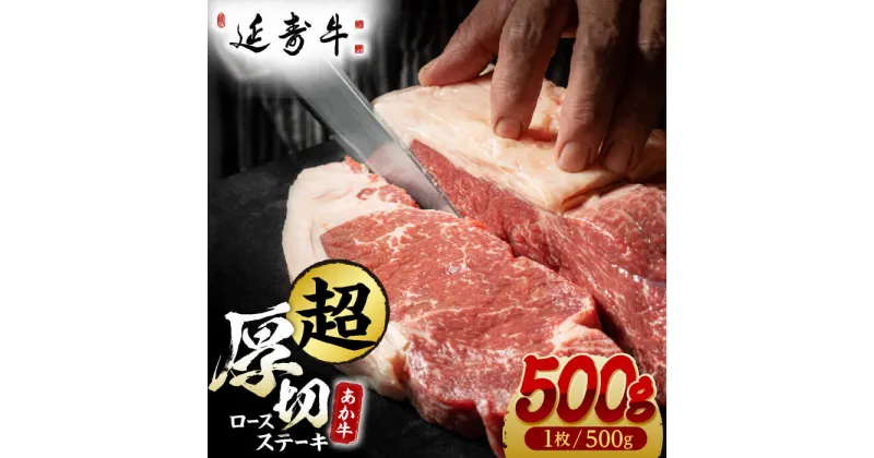 【ふるさと納税】熊本県産 延寿牛 あか牛 ロース ステーキ 約 500g【有限会社 九州食肉産業】[ZDQ073]