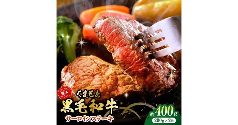 【ふるさと納税】黒毛和牛サーロイン ステーキ用 約400g（約200g×2枚）【吉里精肉】[ZEW014]