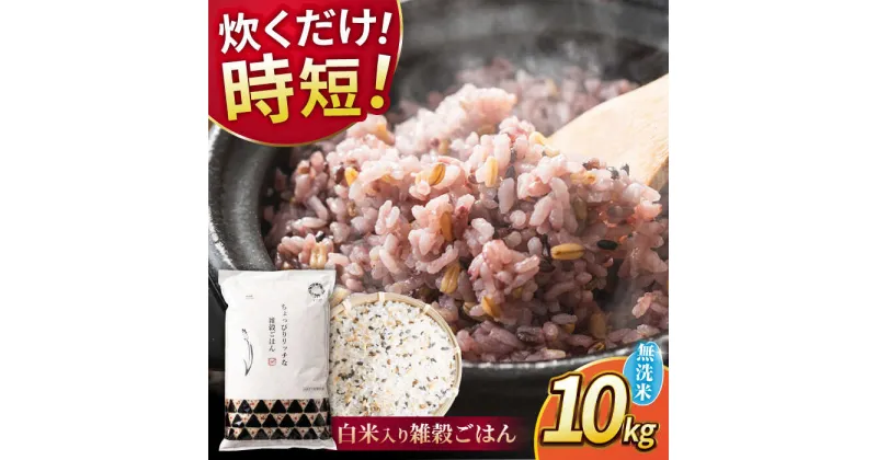 【ふるさと納税】水研ぎ不要 雑穀ごはん 無洗米 10kg 【有限会社 農産ベストパートナー】[ZBP149]