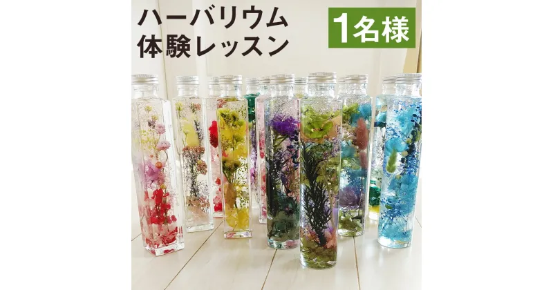 【ふるさと納税】癒しのハーバリウム 体験レッスン(1名様) 植物標本 ハーバリウム 花 手芸 インテリア チケット 体験