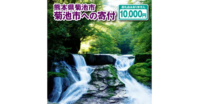 【ふるさと納税】菊池市への寄付(返礼品はありません) 熊本県 菊池市 返礼品なし 1口 一万円