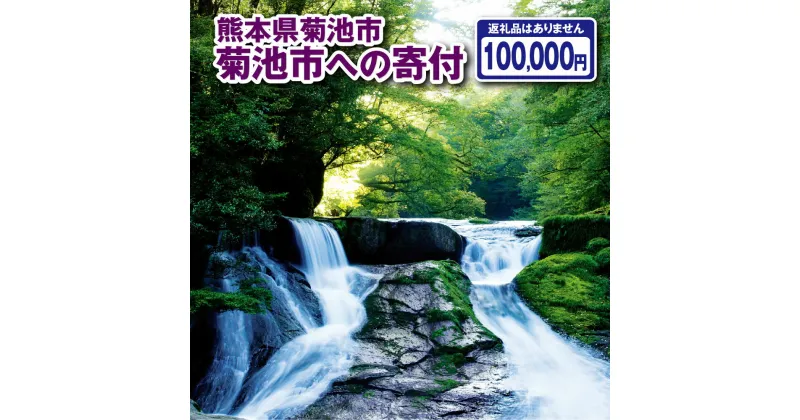 【ふるさと納税】菊池市への寄付(返礼品はありません) 熊本県 菊池市 返礼品なし 1口 十万円