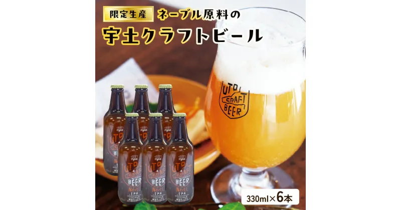 【ふるさと納税】限定生産 数量限定 宇土 クラフトビール 330ml 6本 セット お酒 酒 ビール 地ビール 特産 網田 ネーブル 網田ネーブル 天然水 大麦 麦芽 ホップ 酵母 桑田商店 ギフト 贈り物 熊本県 宇土市 送料無料