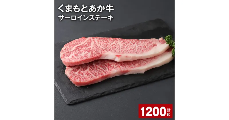 【ふるさと納税】くまもとあか牛 サーロインステーキ 計1.2kg 和牛 牛肉 お肉 あか牛 赤身 霜降り ステーキ グルメ お取り寄せ 冷凍 熊本県産 国産 熊本県 上天草市 送料無料