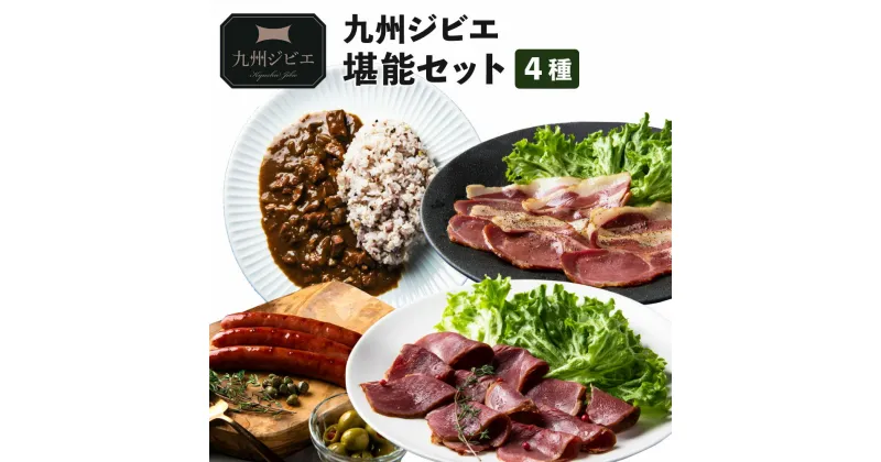 【ふるさと納税】 九州 ジビエ 堪能セット( ハム 2種 ソーセージ カレー ) イノシシ 猪肉 肉 スモーク ハム 燻製 カレー レトルト 惣菜 おつまみ セット 食べ比べ 詰め合わせ 宇城市 熊本県産 九州 国産 送料無料