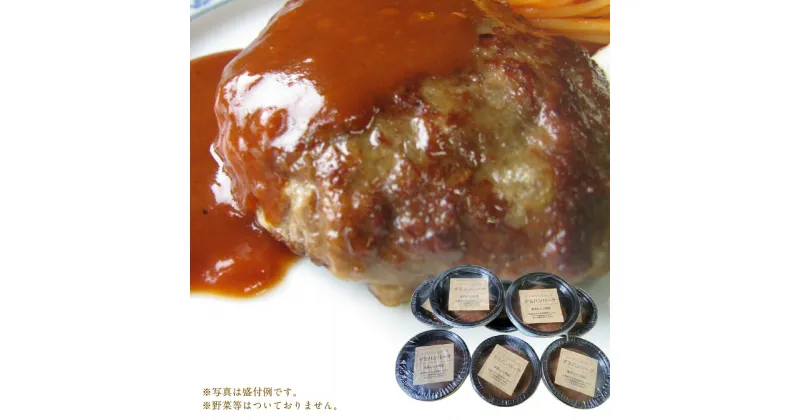 【ふるさと納税】 あらびき 牛 煮込み ハンバーグ 8個セット 250g 合計2,000g デミグラスソース 手作り 食品 おかず 惣菜 熊本県 宇城市 冷凍 送料無料